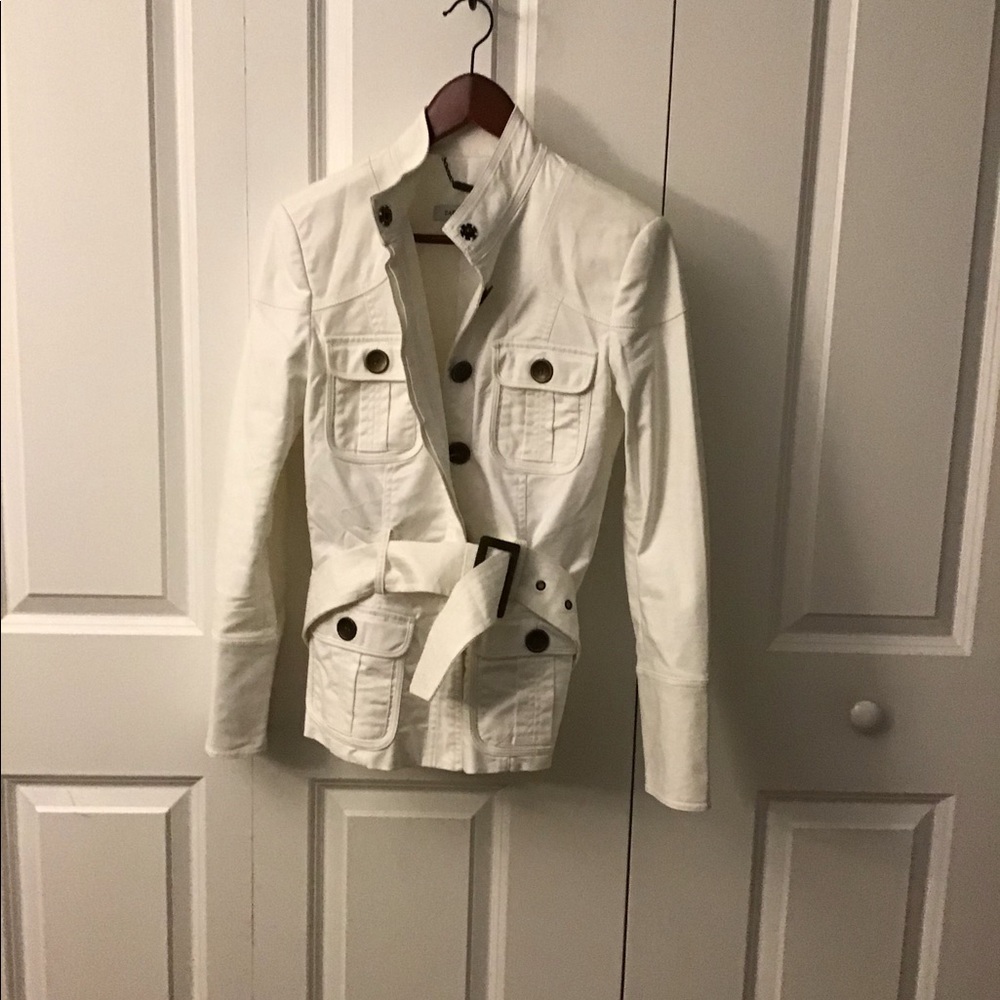 Zara white jacket size S